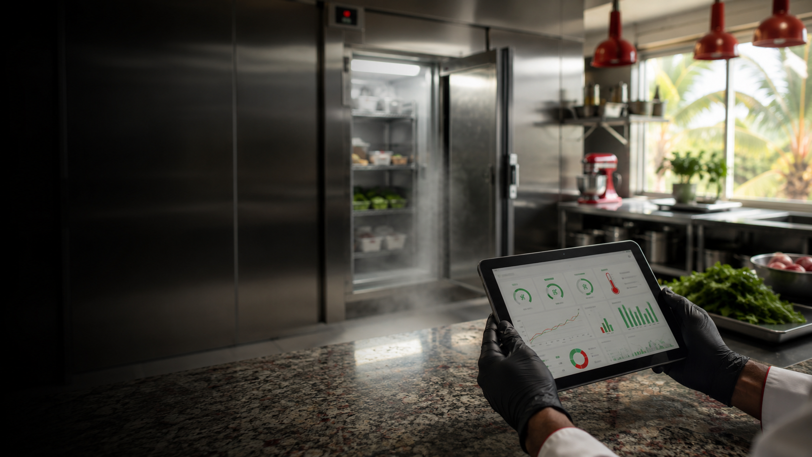 Cuisine professionnelle aux Antilles — relevés HACCP et contrôle terrain avec COSMO HACCP 360